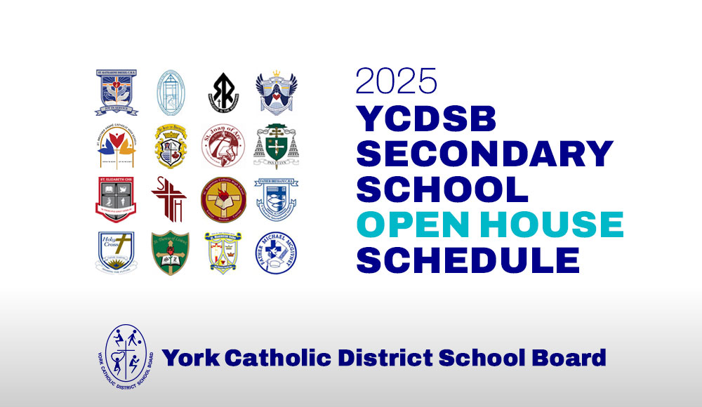 2025 YCDSB Secondary School Open House Schedule